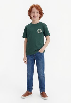 ONLY & SONS junior OSJFRED DANIEL LIFE - T-shirt imprimé - trekking green