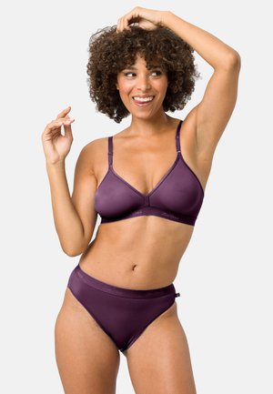 SOFT-MICROFUN - Triangle bra - aubergine