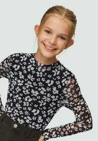 s.Oliver Langarmshirt - schwarz