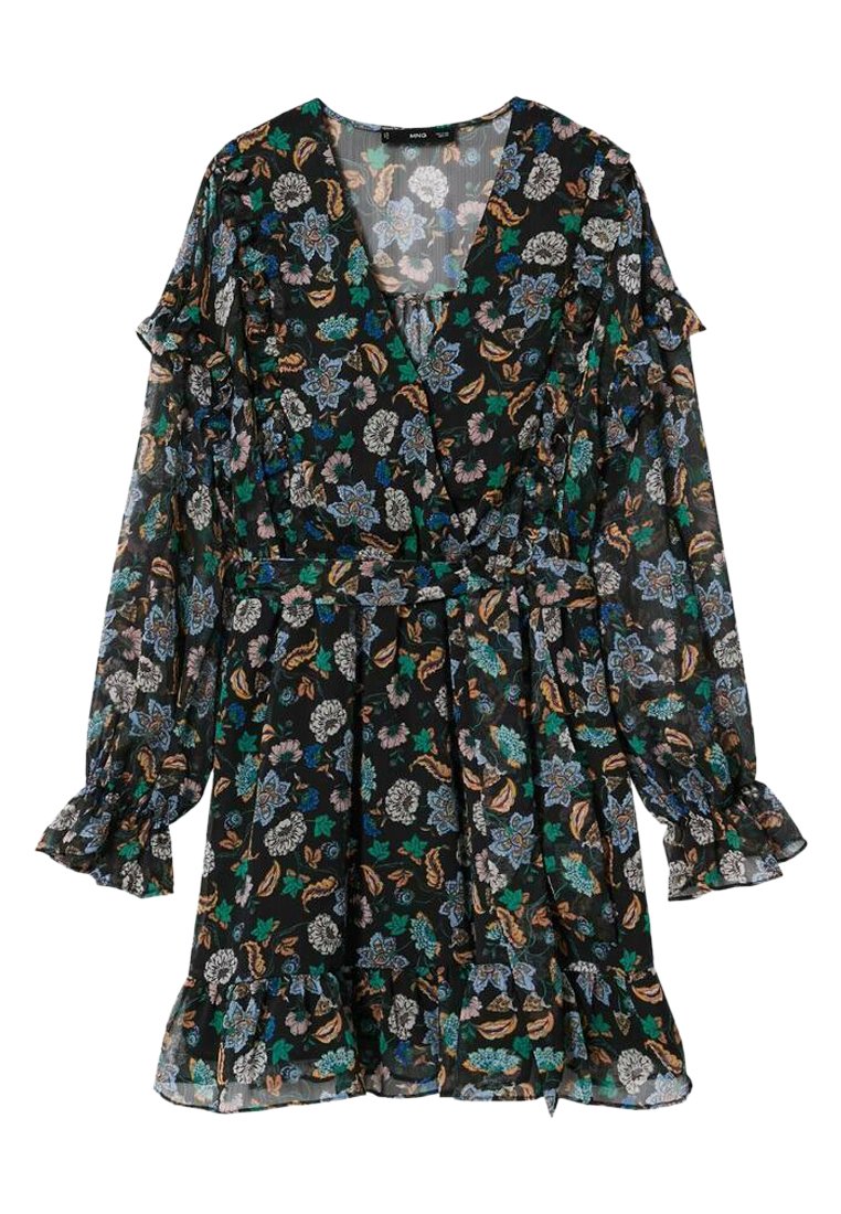 Mango Jurk donkerblauw