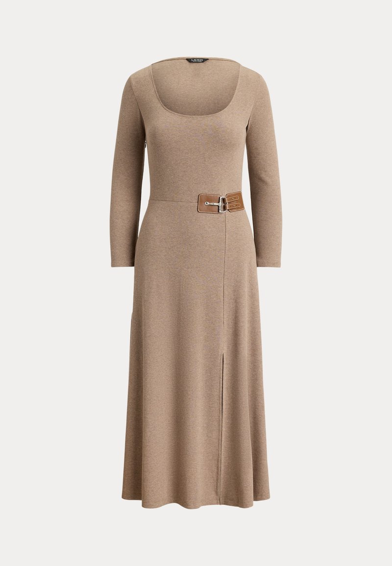 Lauren Ralph Lauren Petite Jerseyjurk grijs