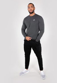 Alpha Industries BASIC SMALL LOGO - Mikina - greyblack
