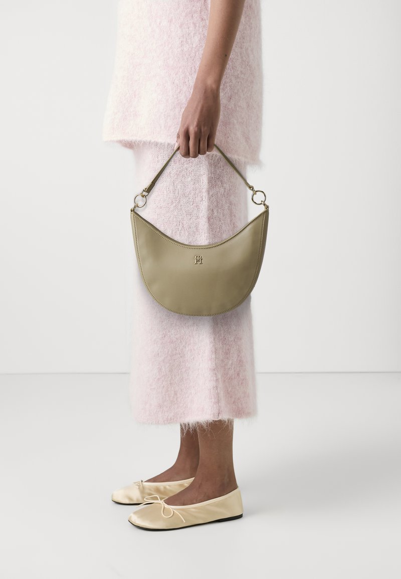 Tommy Hilfiger MONOTYPE SHOULDER BAG - Borsa a mano - beige