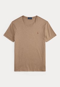 CUSTOM SLIM FIT SOFT COTTON T-SHIRT - Basic T-shirt - grey cloud heather