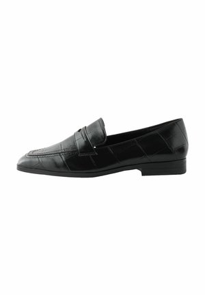 REGULAR FIT - FOREVER COMFORT SQUARE TOE LOAFERS - Slip-ons - black croc effect