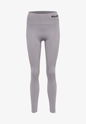 Hummel TIF SEAMLESS HIGH WAIST - Tights - minimal gray
