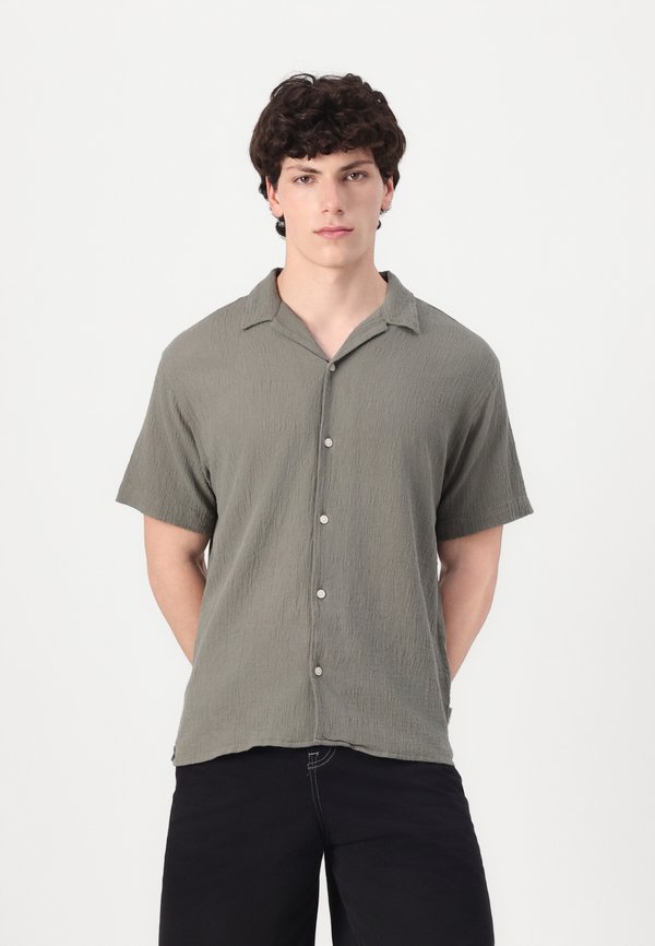 JORLUKE CRINKLE RESORT SHIRT - Shirt - mulled basil3