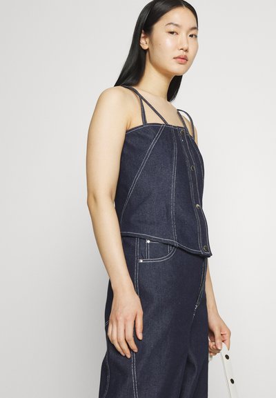 Elleme BUSTIER - Débardeur - navy
