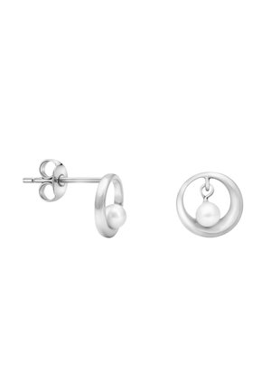 PEARL CIRCLE - Oorbellen - silver coloured