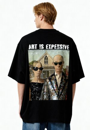 EXPENSIVE AMERICAN UNISEX HEAVYWEIGHT 25 - T-shirt imprimé - black