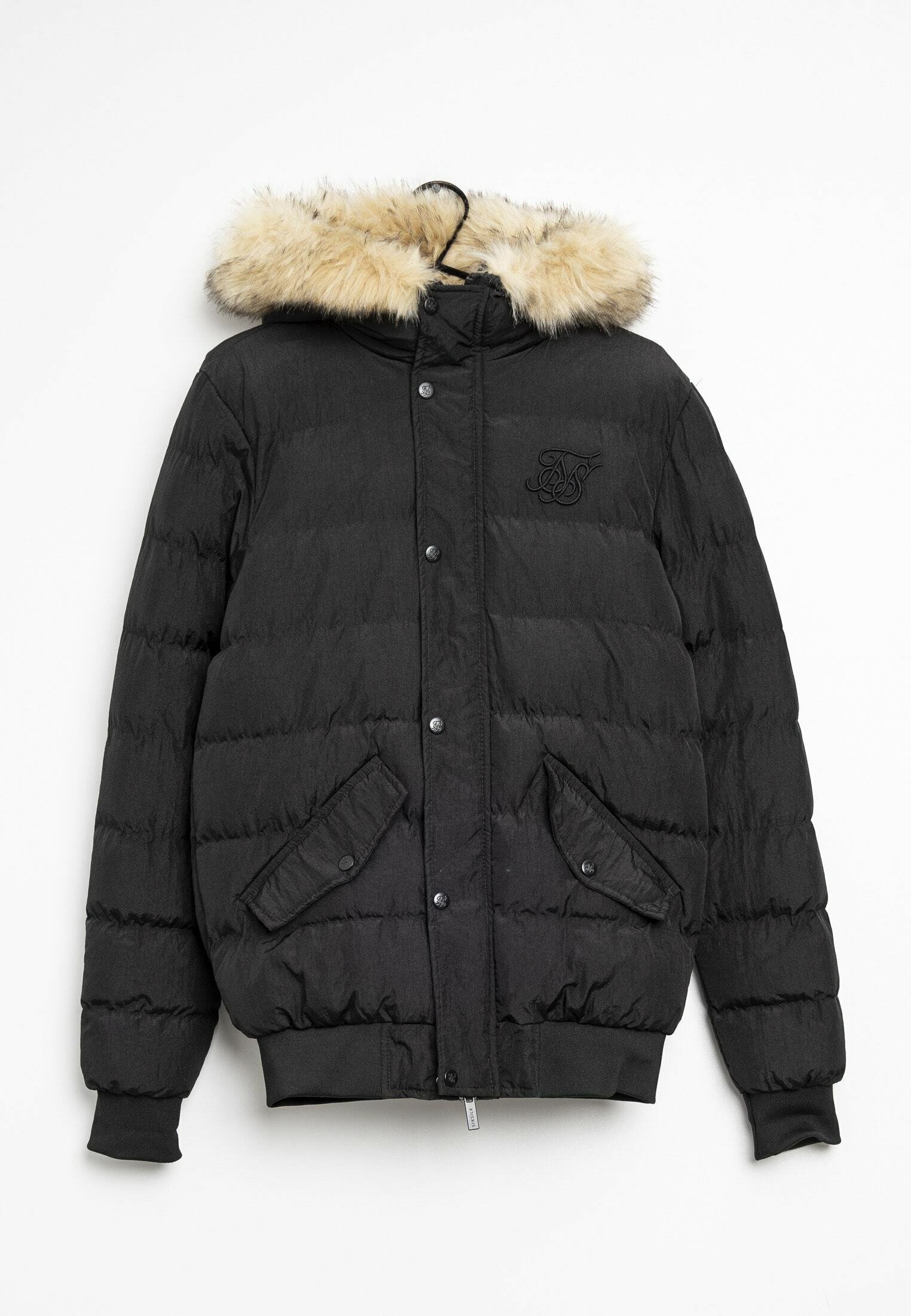 HOT Winter Jacket Black Sik Silk Jacket SIKSILK Winter Jacket