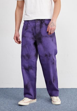 Loose-jeans - purple