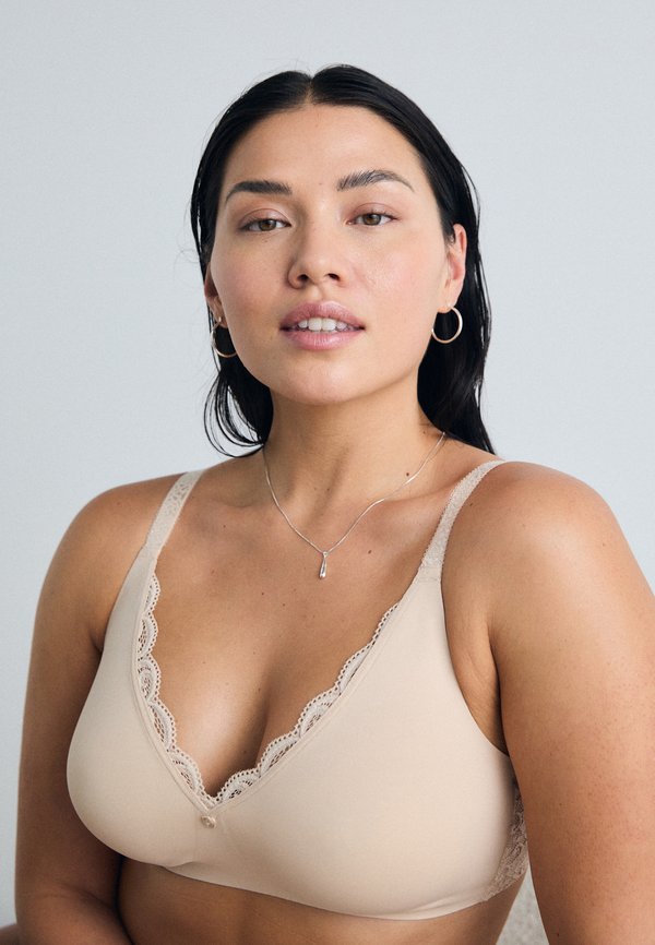 AMOURETTE N01 - Triangle bra - skin