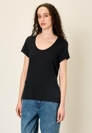 JACKSONVILLE ROUND NECK - Základné tričko - noir