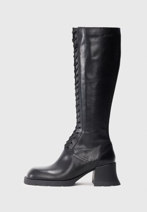 MICHAELA - Bottes à lacets - black