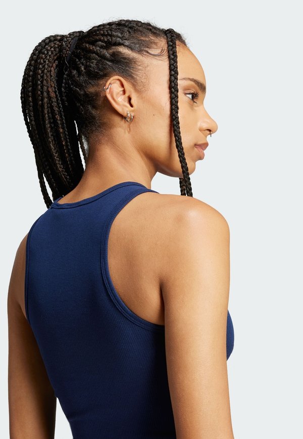 ESSENTIALS RIBBED - Top - night indigo3