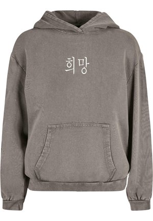 Merchcode BREAK THE RULES 2 ACID WASHED OVERSIZED - Hoodie - asphalt/grey -  Zalando.de