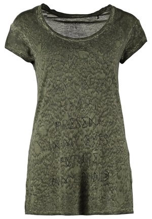 T-shirt imprimé - olive