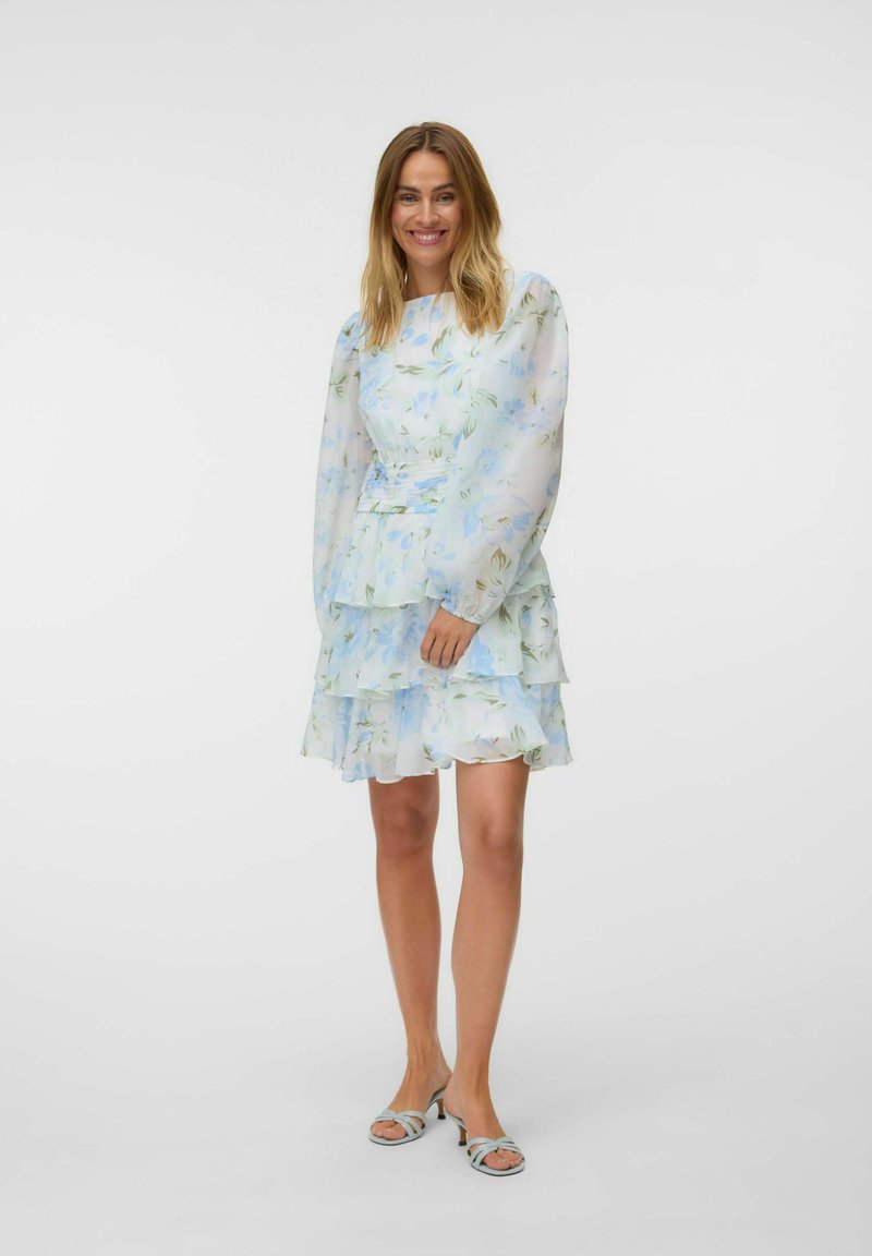 layered dress uk Vero Moda VMLOUISA SHORT DRESS - Day dress long layered dress