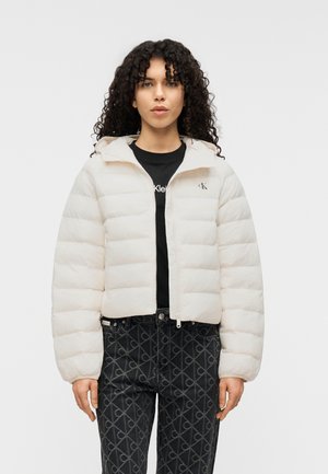 LIGHTWEIGHT QUILTED JACKET PACKA - Ľahká bunda - tofu