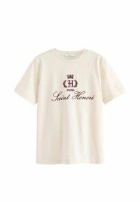 HEAVYWEIGHT SHORT SLEEVE CREW NECK STANDARD - T-shirt con stampa - cream