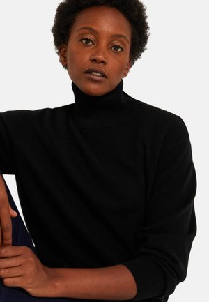 Monoprix COL MONTANT - Pullover - noir