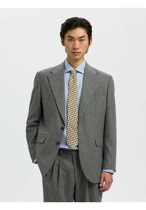Halflange jas - medium grey melange