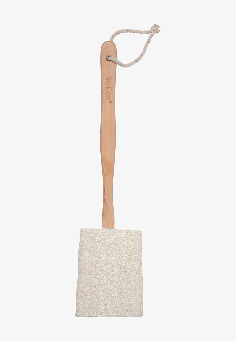 So Eco - NATURAL LOOFAH BACK & BODY BRUSH - Bath and Body Tool - white, Forstørre