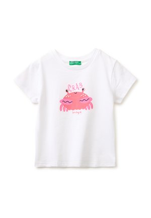 United Colors of Benetton, REGULAR FIT T-SHIRT WITH PRINT.. - T-shirt imprimé - white
