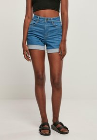 Urban Classics Džinsa auduma šorti - clearblue washed