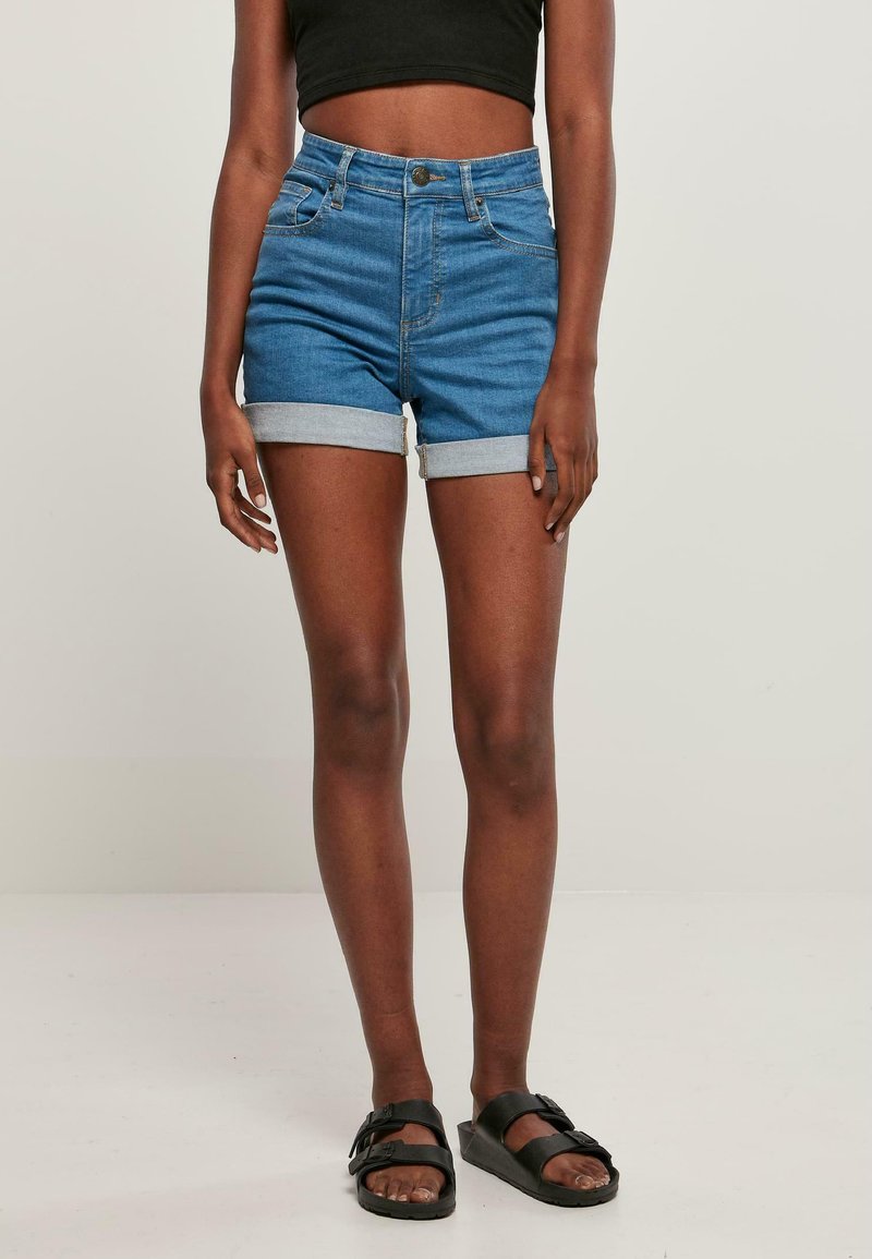 Urban Classics Džinsa auduma šorti - clearblue washed