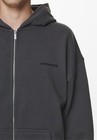 Pegador LOGO OVERSIZED JACKET - Sweatjakke - washed volcano grey