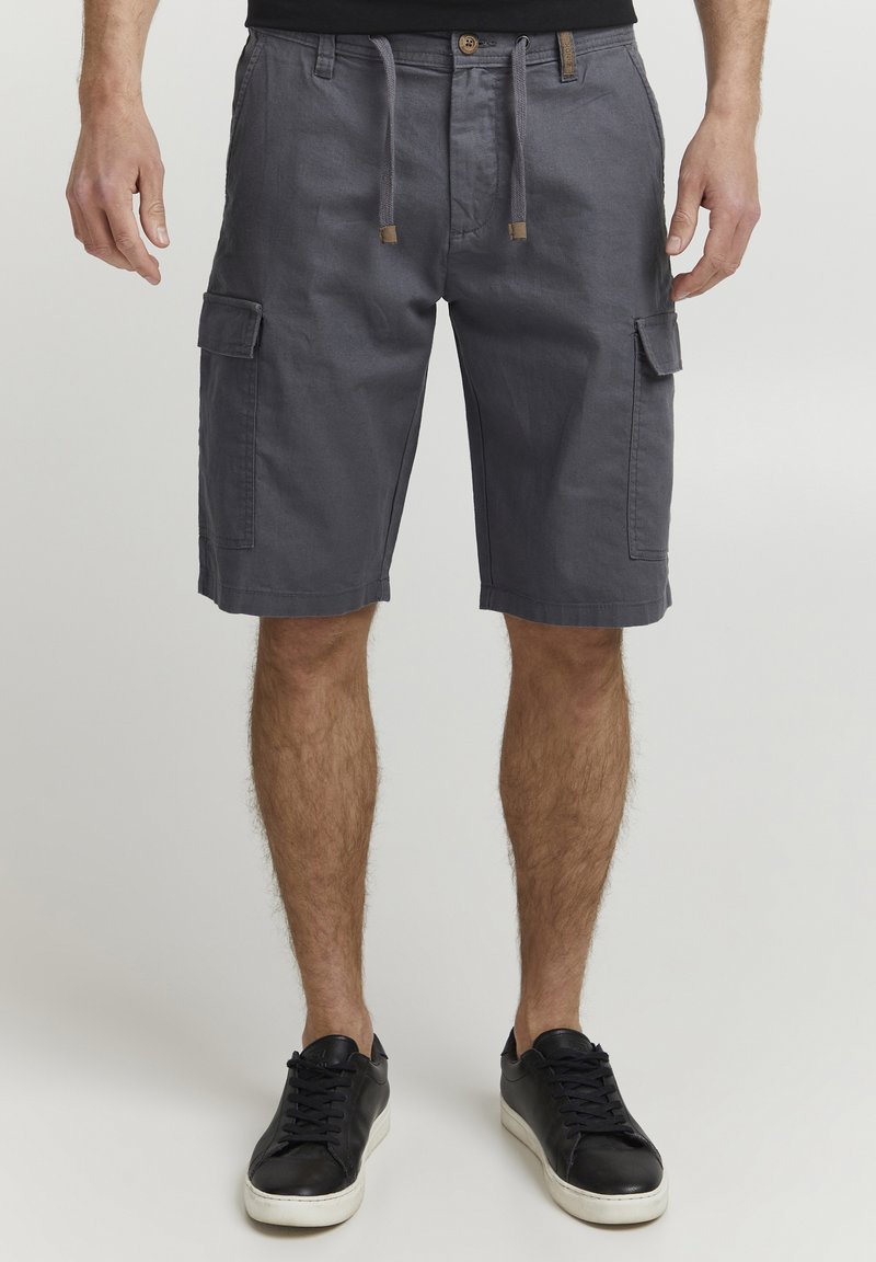 INDICODE JEANS IDMOSATO LINEN MIX - Lühikesed püksid - iron
