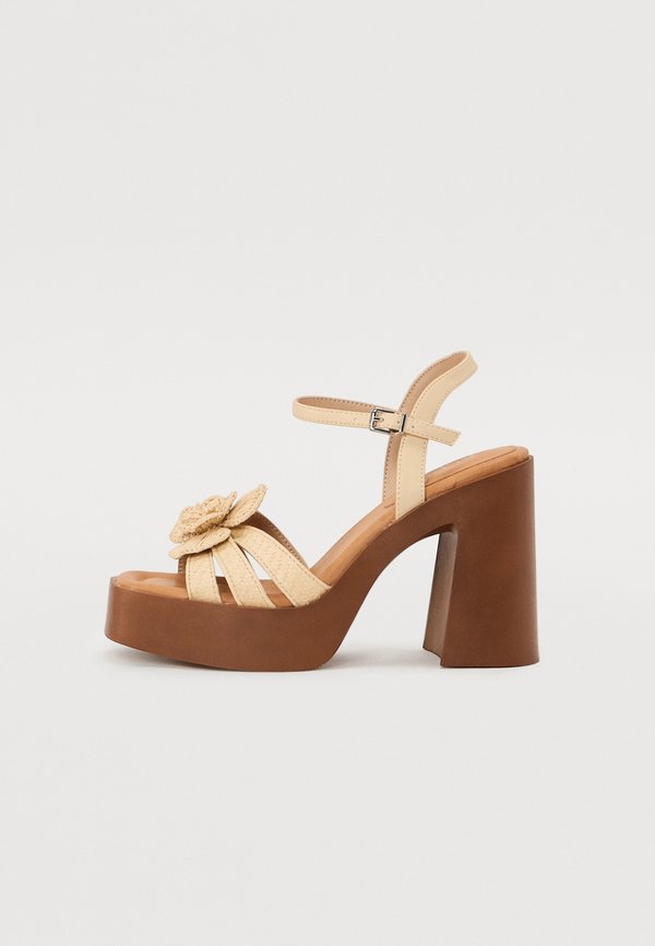 BEACHBLOOM - High Heel Sandalette - light beige
