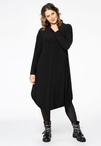 YOEK Blusenkleid - black