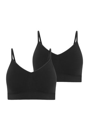 SEAMFREE STRETCH STRAP - 2 PACK - Bustier - black