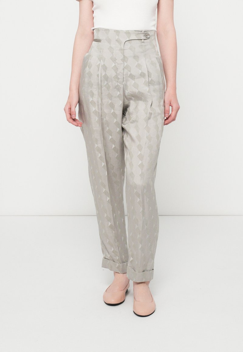 Emporio Armani Broek donkerrood gemêleerd