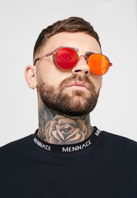 Sunheroes Occhiali da sole - fierry red metal/real red revo polarized