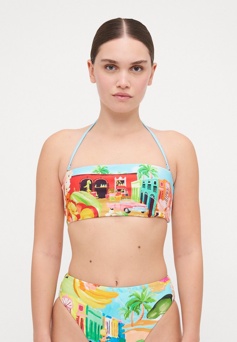 Seafolly - CUBA BANDEAU - Bikini top - turquoise, Enlarge