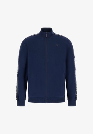 Guess REISSVERSCHLUSS - Sweater met rits - dunkelblau