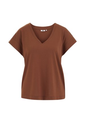 WE Fashion, Basic póló - light brown