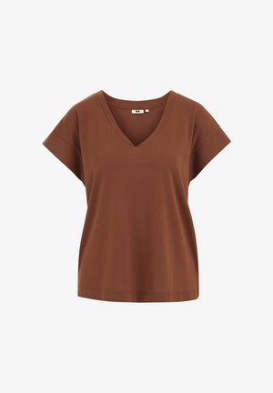 WE Fashion, Basic póló - light brown