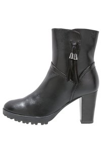 Caprice Botines con plataforma - black