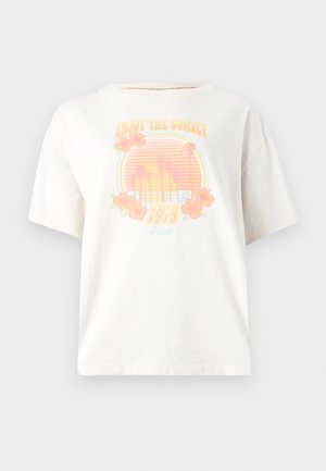 Schott, Camiseta estampada - off white