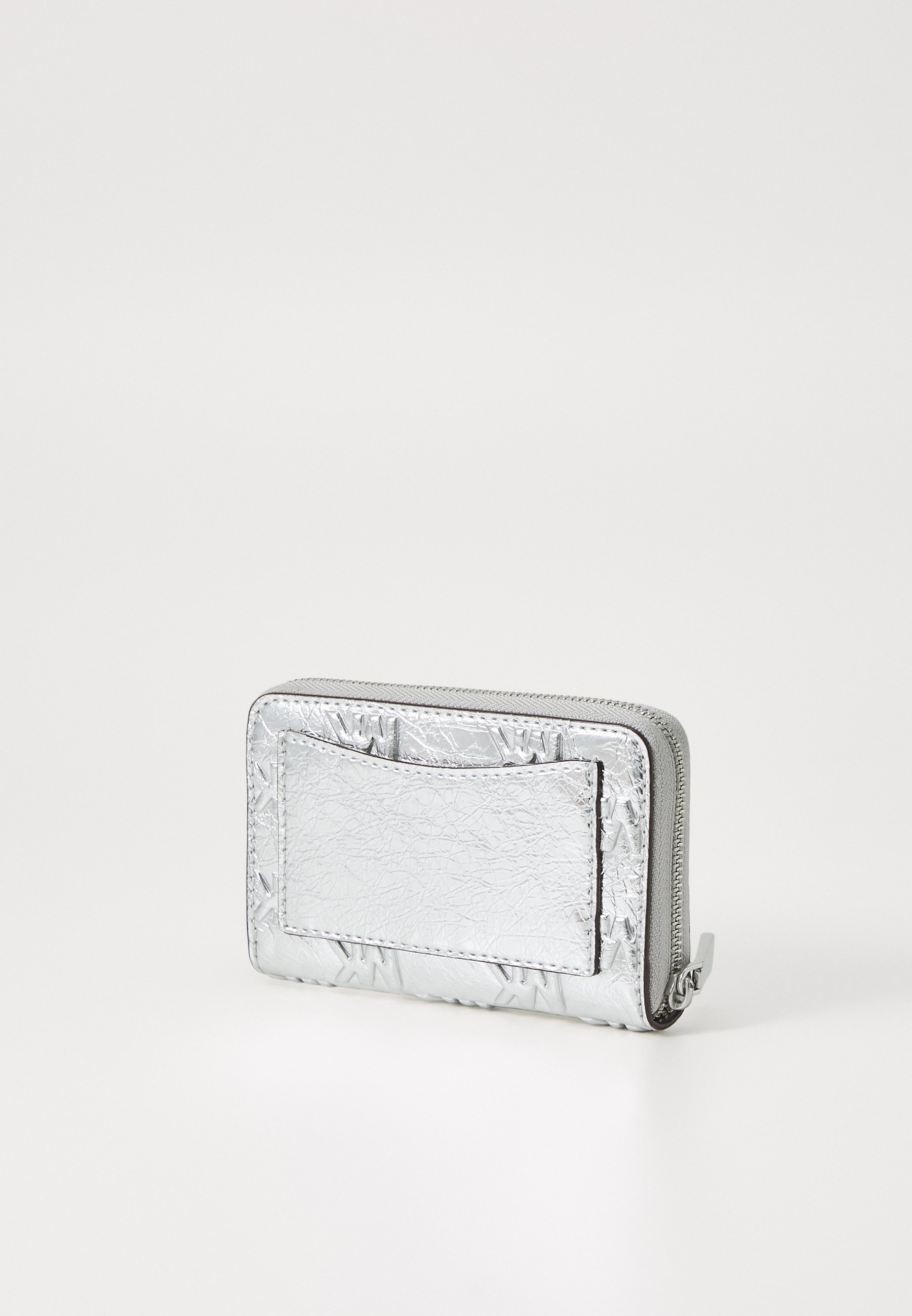 MICHAEL Michael Kors JET SETS CARD CASE - Wallet - silver-coloured