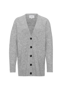 OPUS DILANO Strickjacke hazy fog melange/grau Zalando