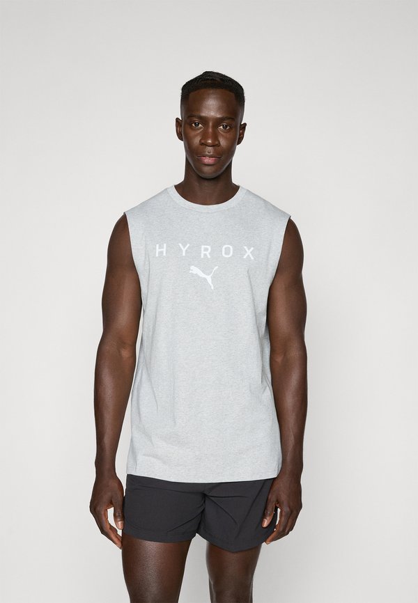 HYROX CUTOFF TANK - Top - light gray heather