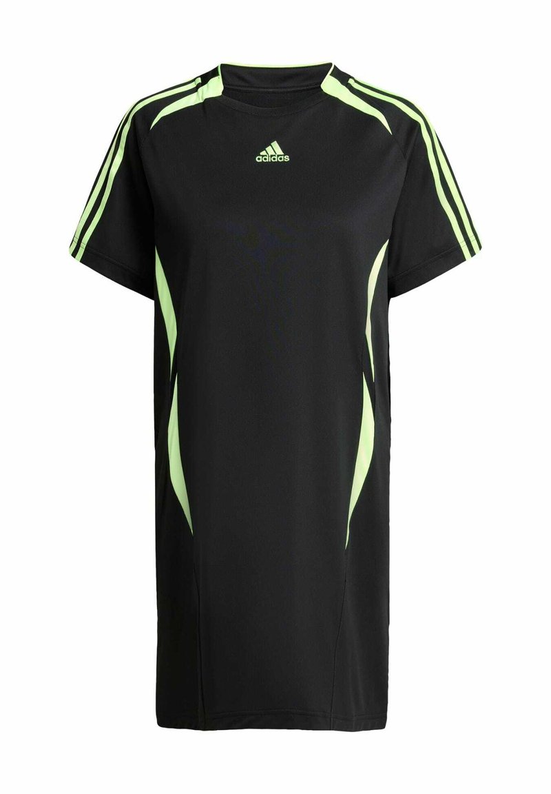 adidas Originals TEAMGEIST - Robe pull - black signal green/noir - ZALANDO