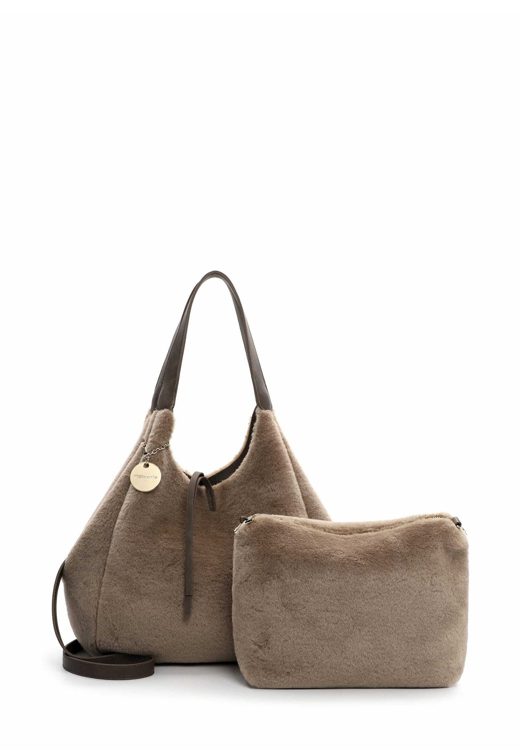 Tamaris Handtasche taupe/hellbraun Zalando