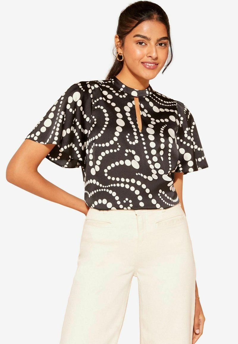 Friends Like These FLUTTER SLEEVE  - Blouse - black spot